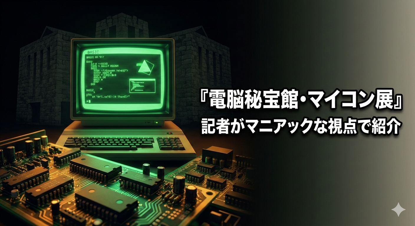 究極のオッさんホイホイ？ 電脳秘宝館・マイコン展をマニアックな視点